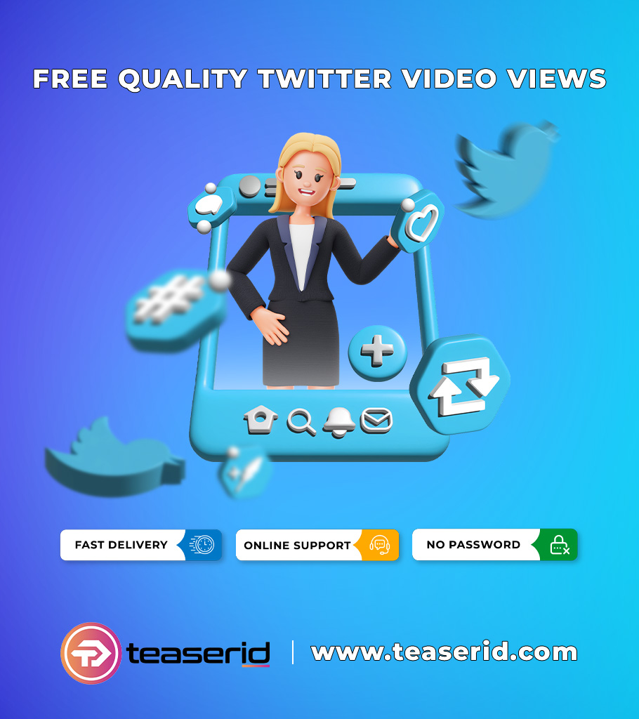 What is free Twitter Video Views?